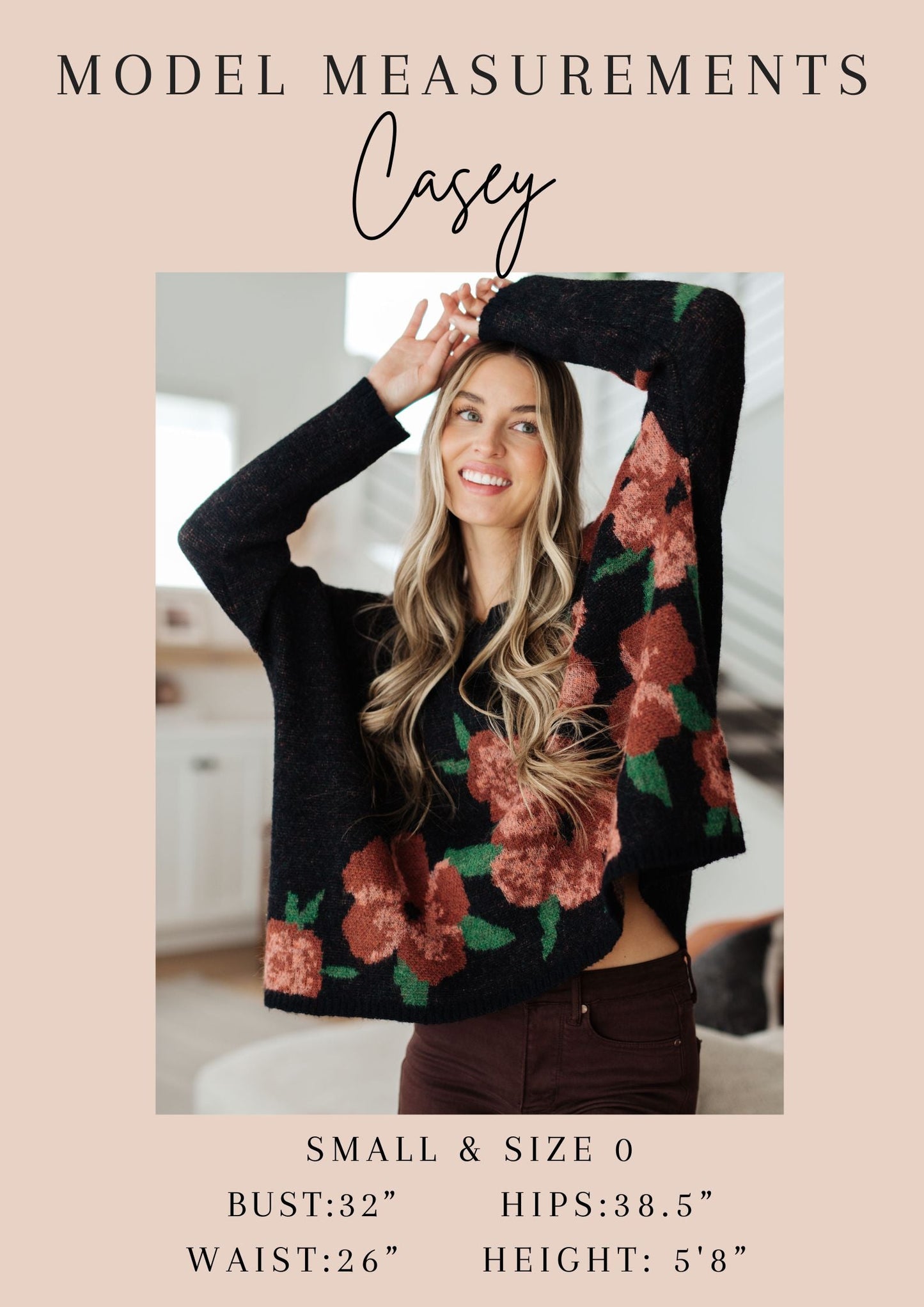 Really Simple Floral Henley Top- 3/3/2026 NEW