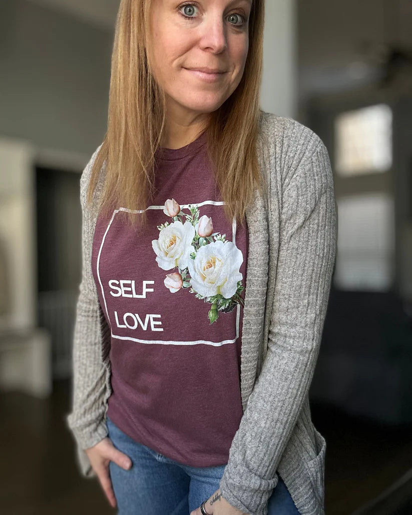Self Love Floral Graphic Tee