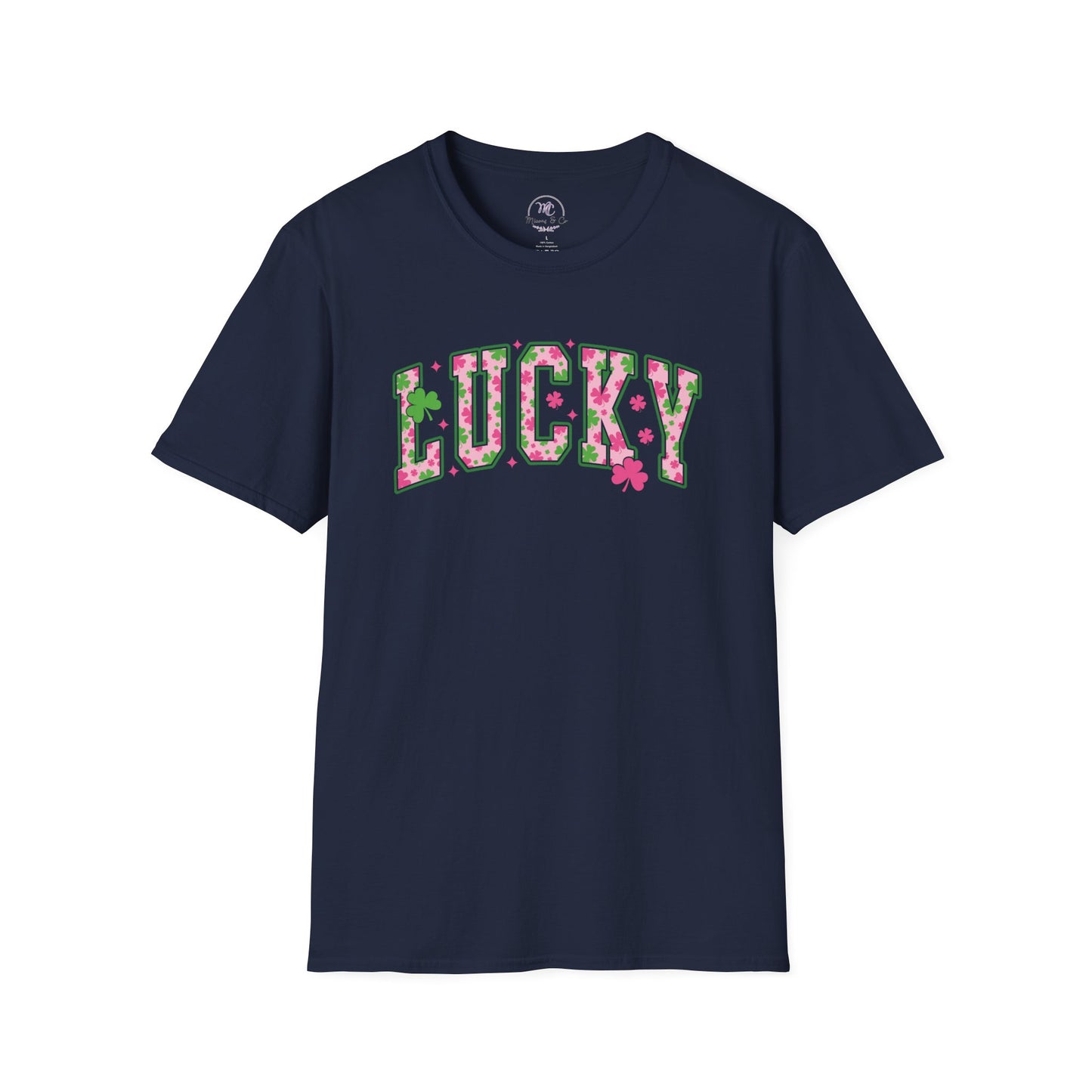 Lucky Floral T-Shirt — Retro Clover St. Patrick’s Day Tee