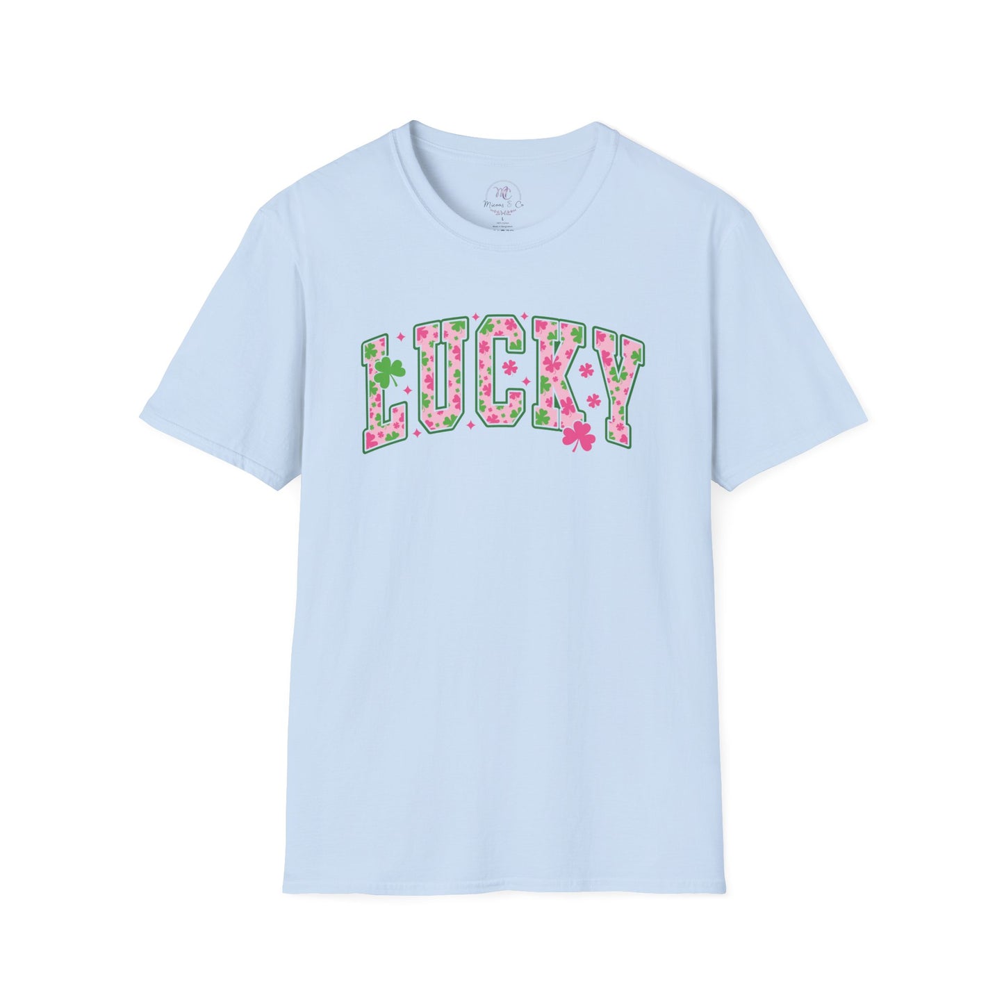 Lucky Floral T-Shirt — Retro Clover St. Patrick’s Day Tee