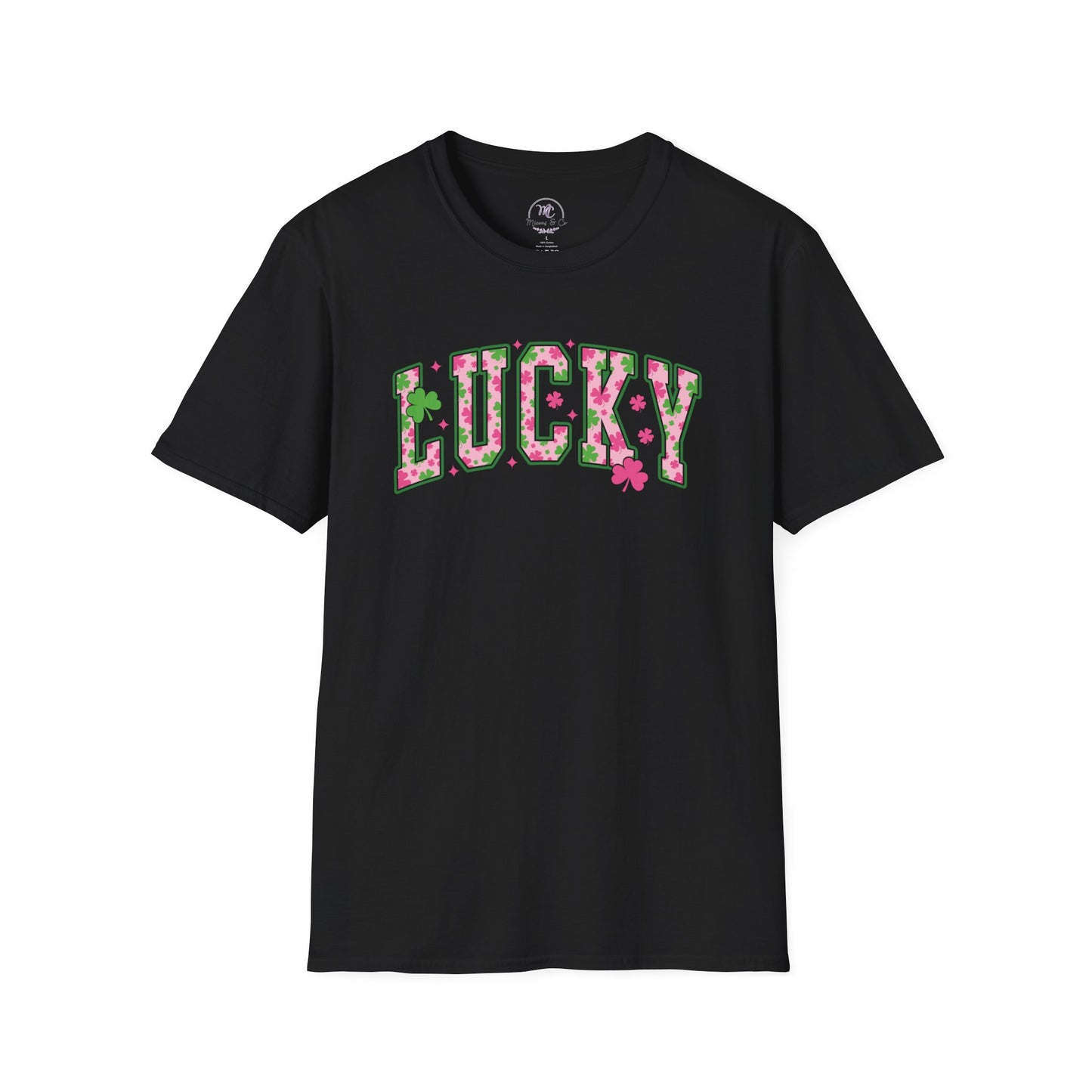 Lucky Floral T-Shirt — Retro Clover St. Patrick’s Day Tee