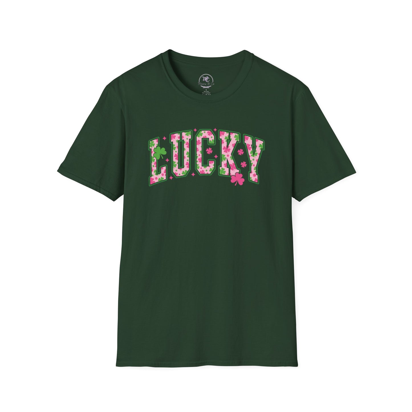 Lucky Floral T-Shirt — Retro Clover St. Patrick’s Day Tee