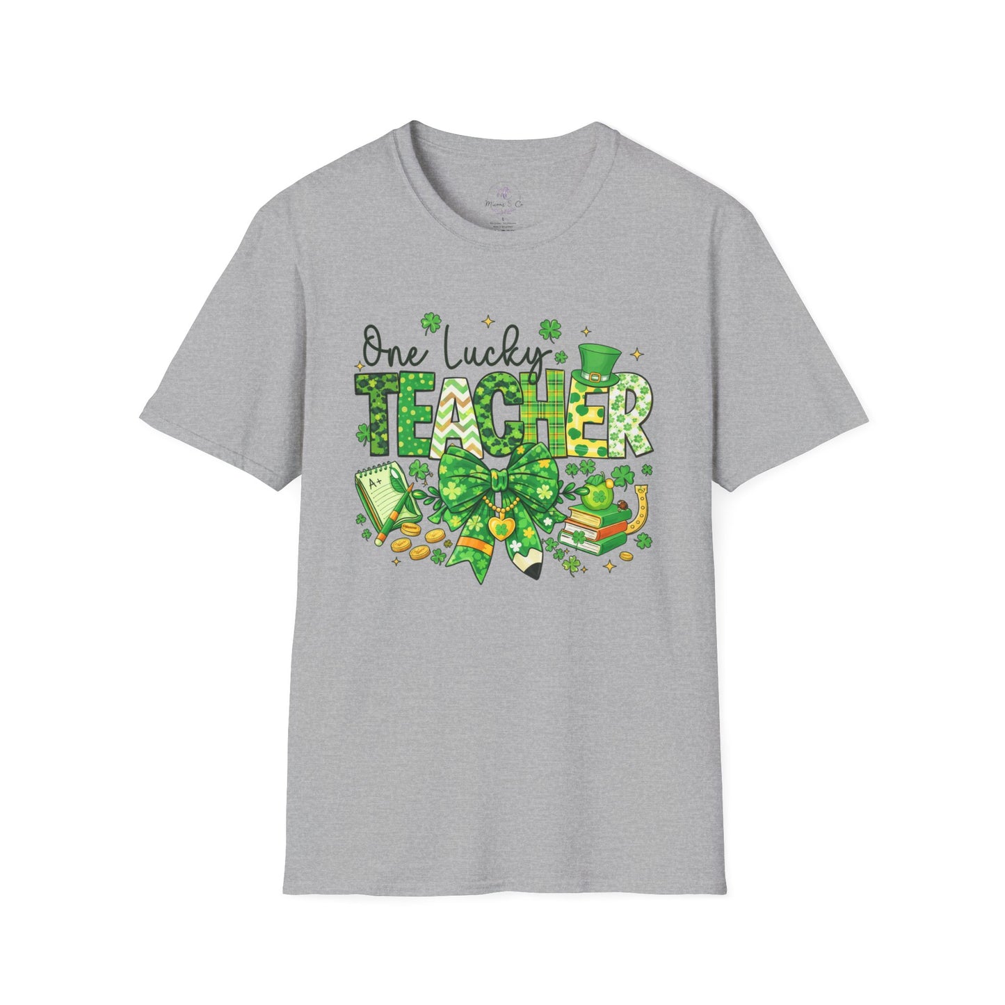 One Lucky Teacher T-Shirt – St. Patrick’s Day Green Teacher Tee