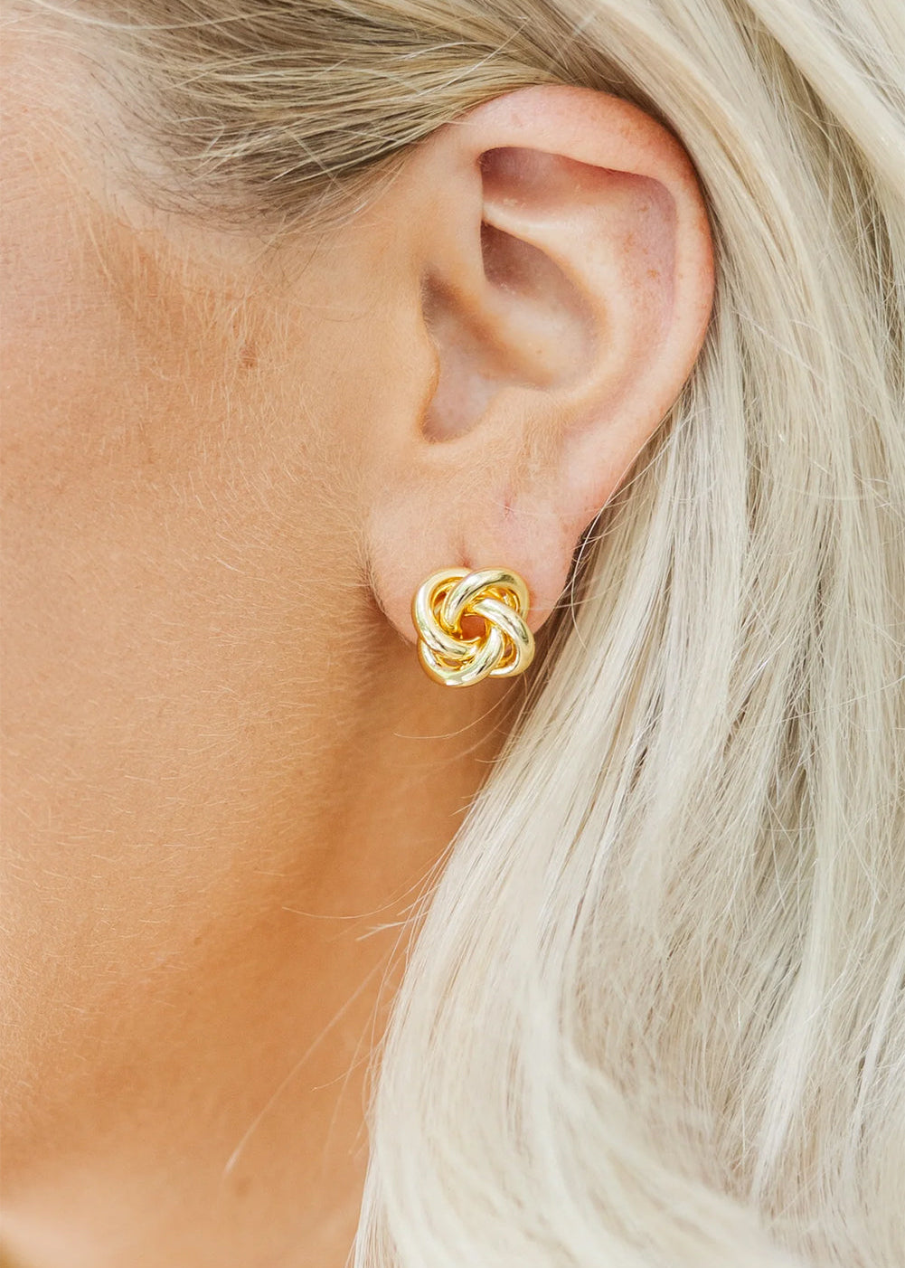 Gold Knot Earrings RTS