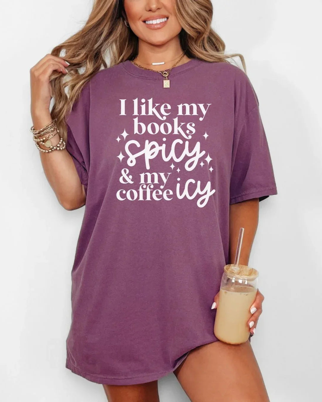 I Like My Books Spicy Graphic Tee