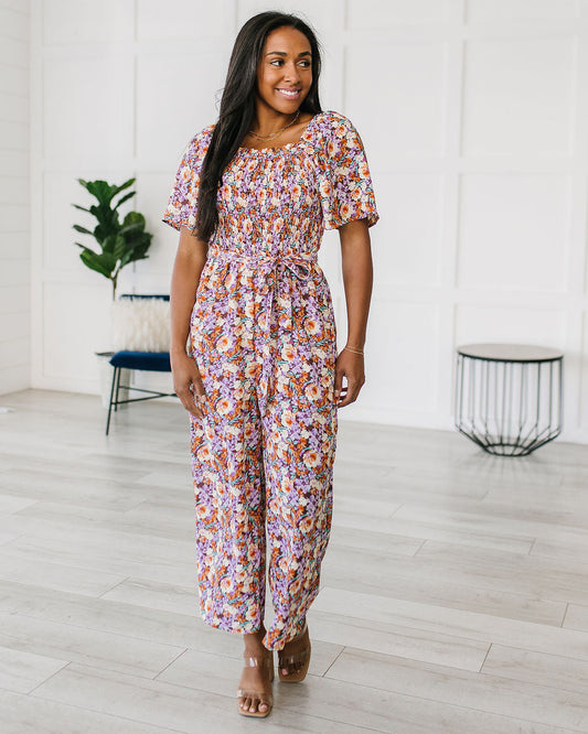 Better Than Fine Floral Jumpsuit