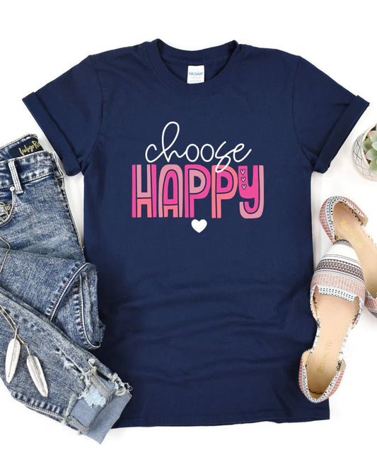 Choose Happy Graphic Tee