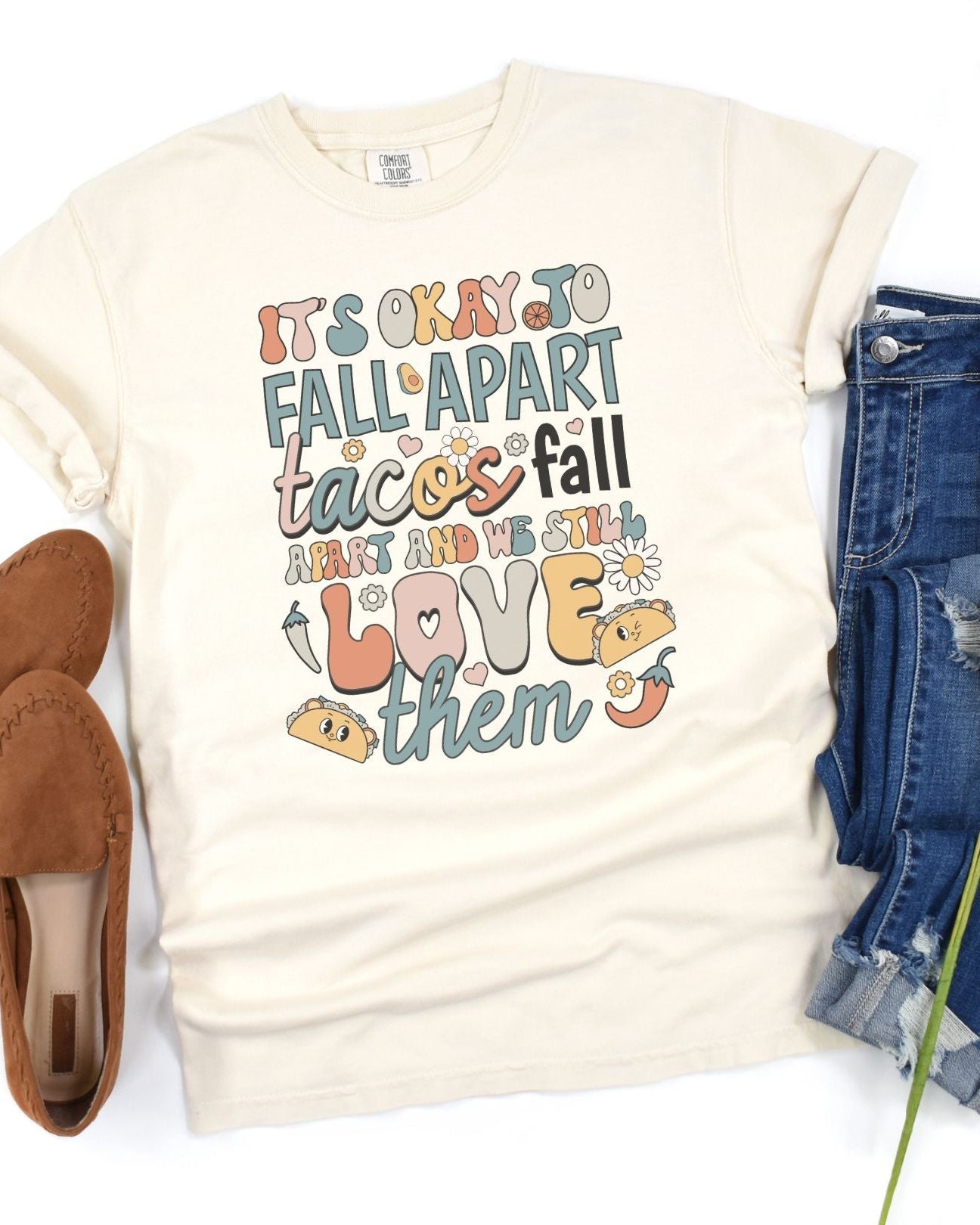 Tacos Fall Apart Graphic Tee