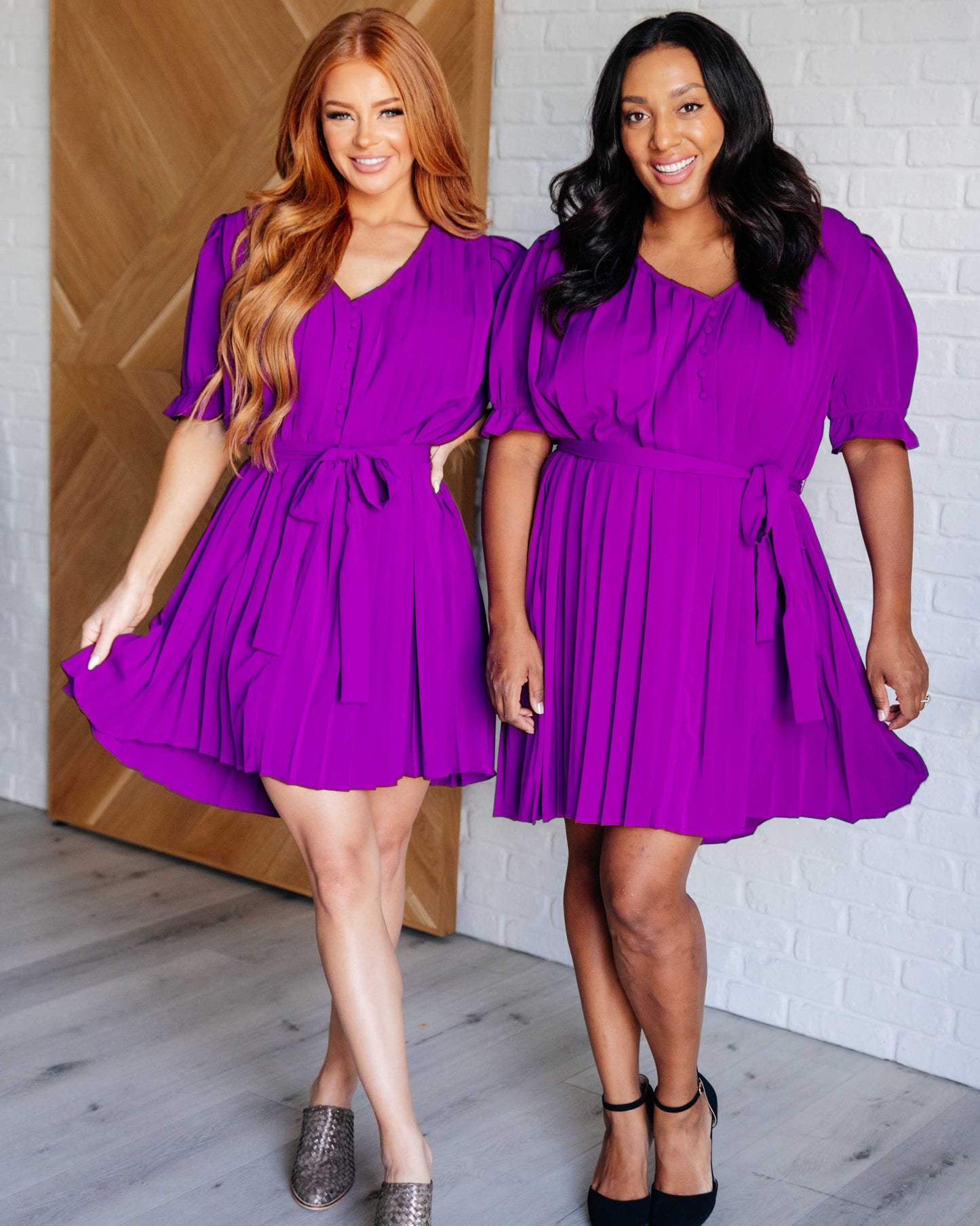 Hold And Squeeze Me Pleated Dress
