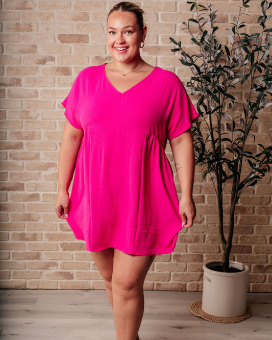 I Wanna Be Like You Dress In Fuchsia