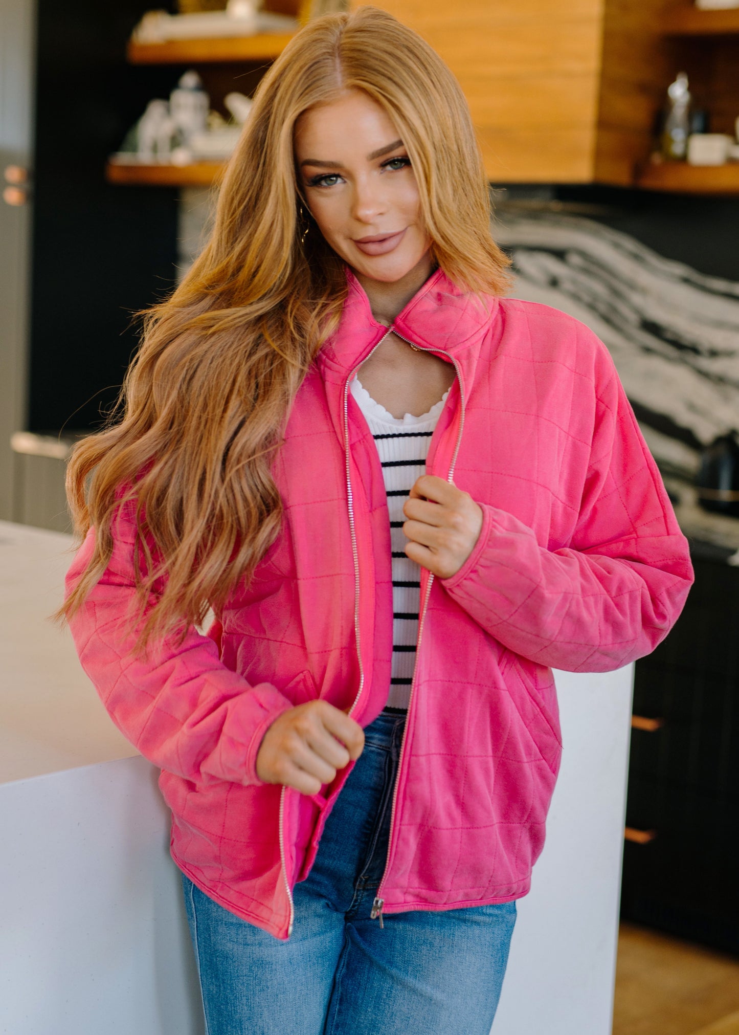 Quilted and Covered Quilted Jacket