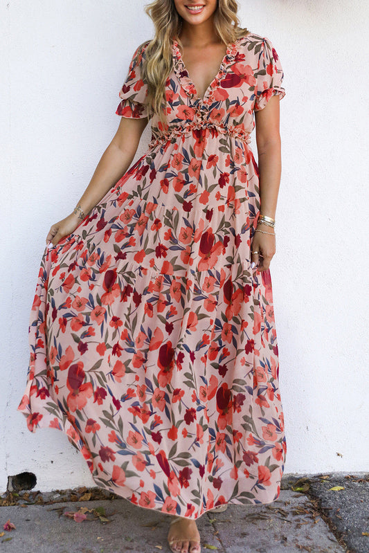 Floral Frilled Dress LT