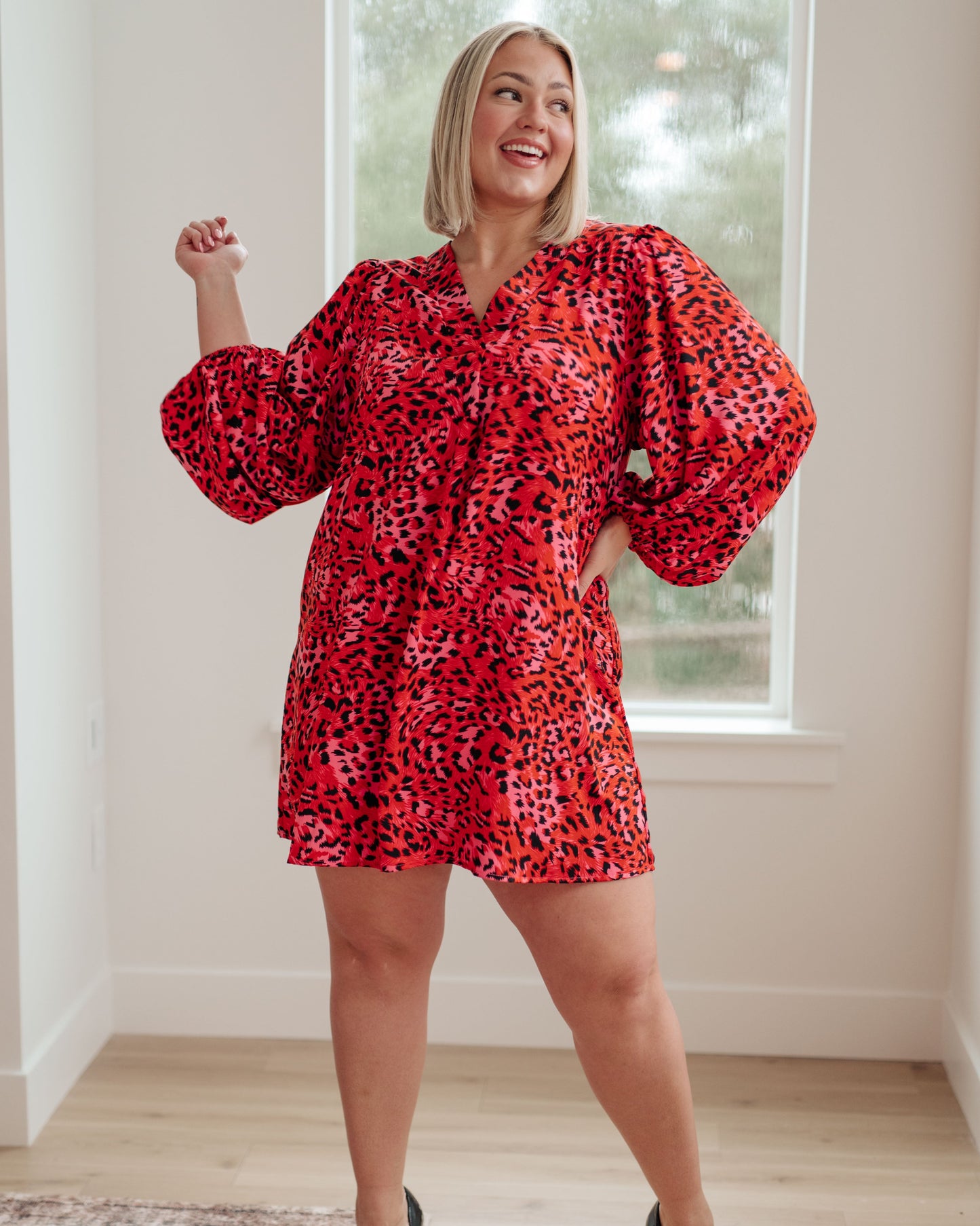 Wild About Life Animal Print Dress