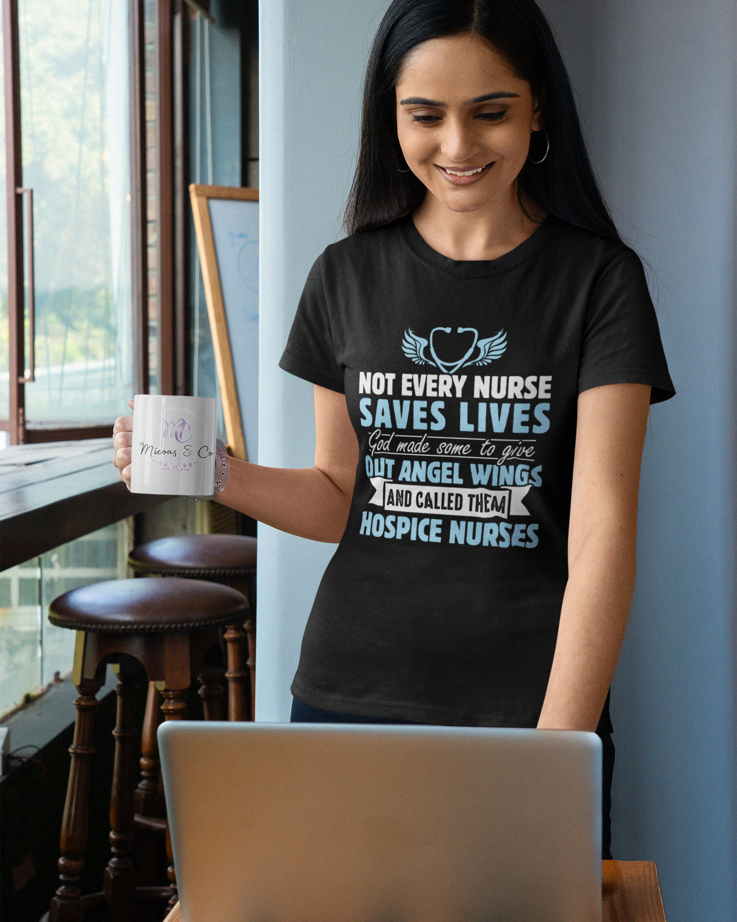 Hospice Nurses T-Shirt — "Not Every Nurse Saves Lives" Comfort Tee