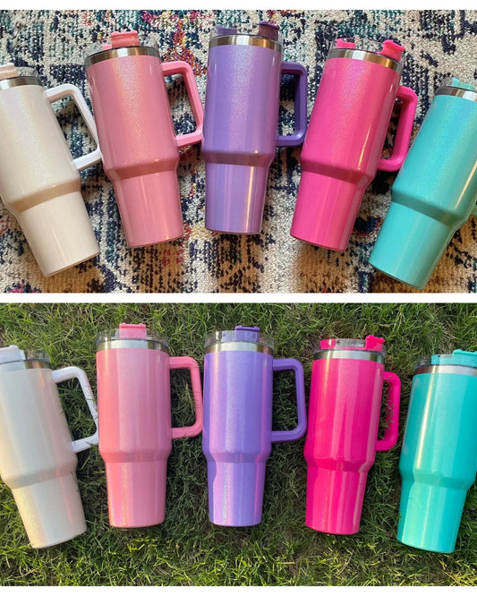 Insulated Shimmer Tumbler in Five Colors